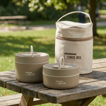 Lunch box isolato impilabile per pasti caldi