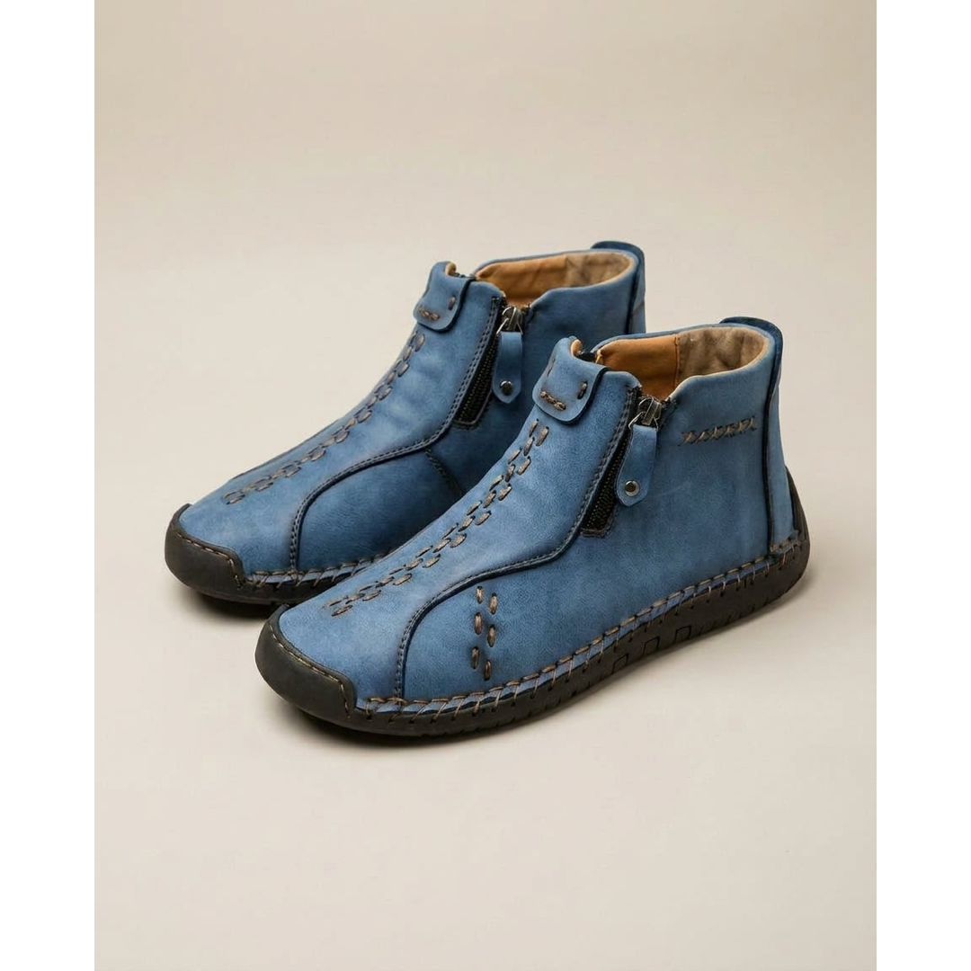 Bottes en PU zippées pour homme pour un enfilage facile