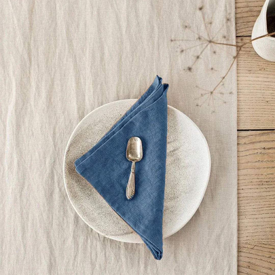 Set Franse Linnen Servetten voor Moeiteloos Dineren