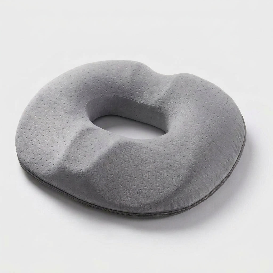 Cojín de asiento contorneado de espuma viscoelástica con funda lavable  