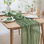 GAUZELLE – Cotton Gauze Table Runner