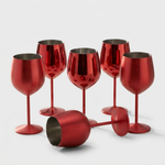 Pahar de vin din oțel izolat care menține băuturile reci