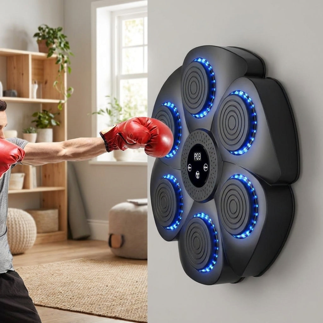 Wall-Mounted Boxing Trainer for Energetic Daily Exercise