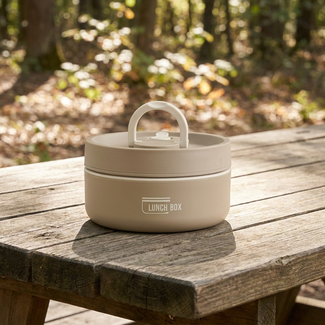 Lunch box isolato impilabile per pasti caldi
