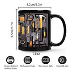 Tasse à café sur le thème des outils pour un café quotidien réconfortant