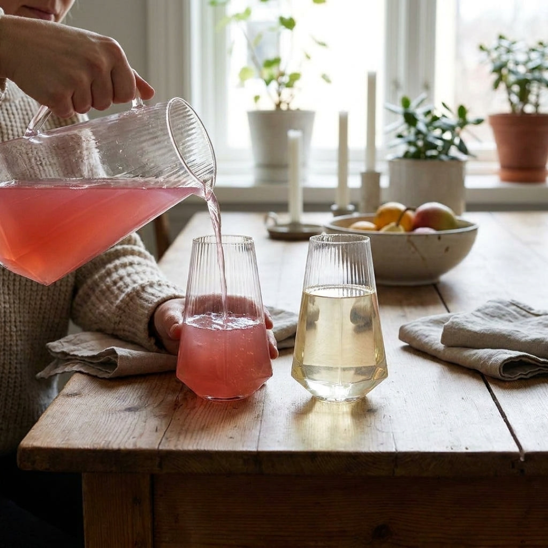 Geslepen Highballglazen voor Stevige Grip