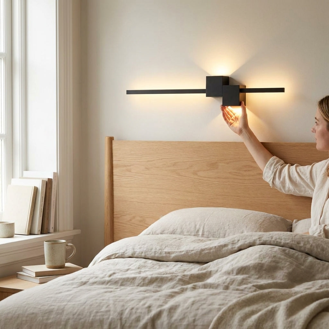Slanke LED Wandlamp met Verstelbare Gloed
