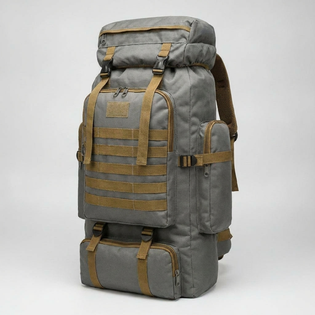 Mochila de senderismo de 40L para equipo seco y organizado
