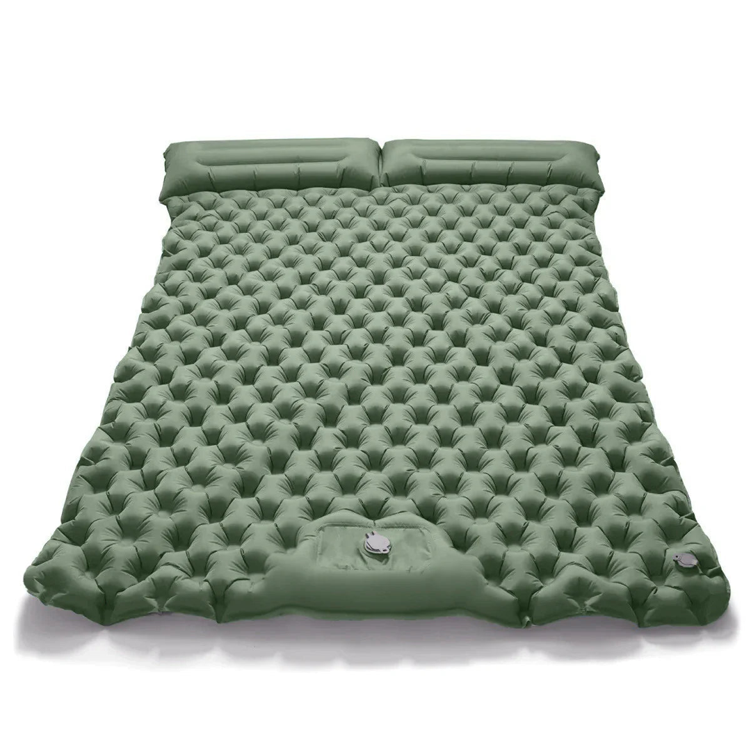 Zelfopblazend dubbel matras voor gemakkelijk rusten