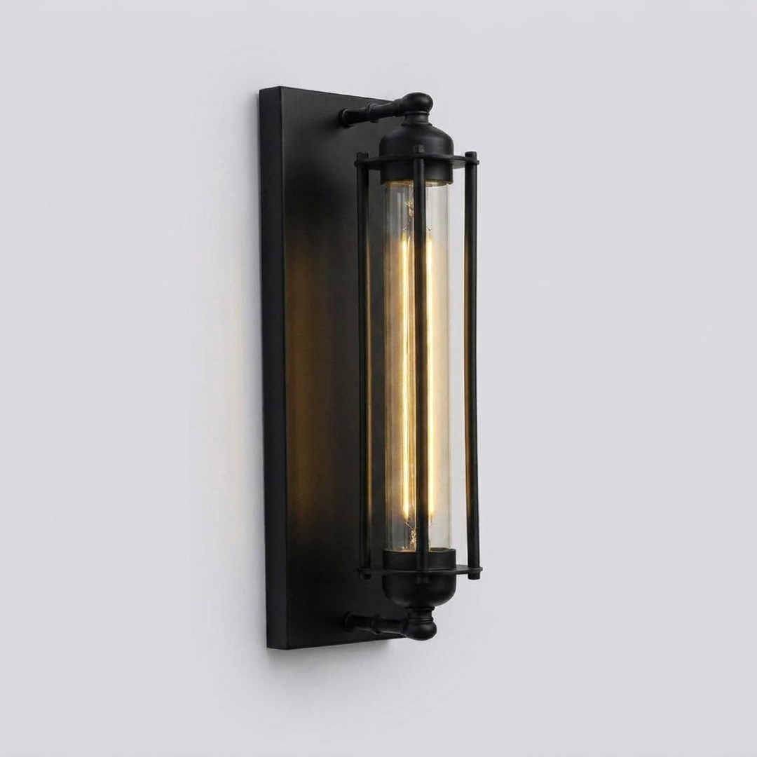 Vintage Metall-Wandleuchte für warmes Licht