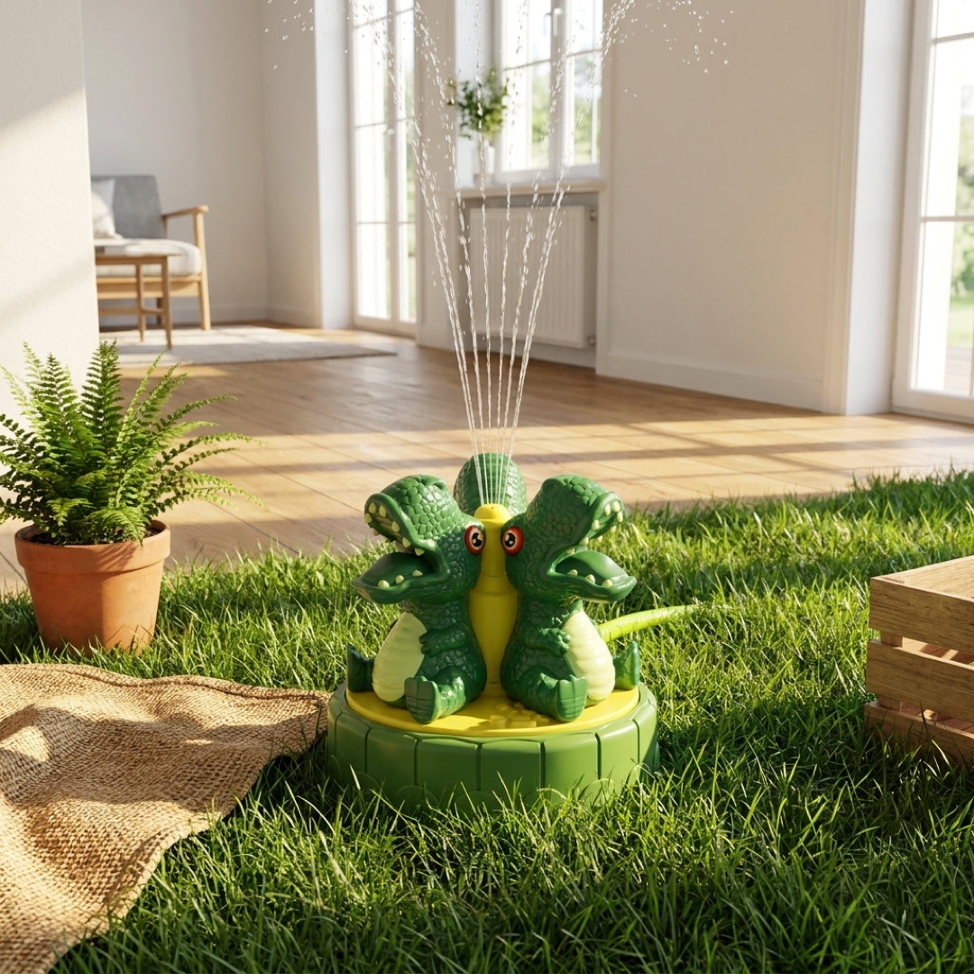 Kindersproeier voor actieve koele speeltijd in de tuin
