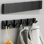 Gancho de pared abatible para almacenamiento sin desorden