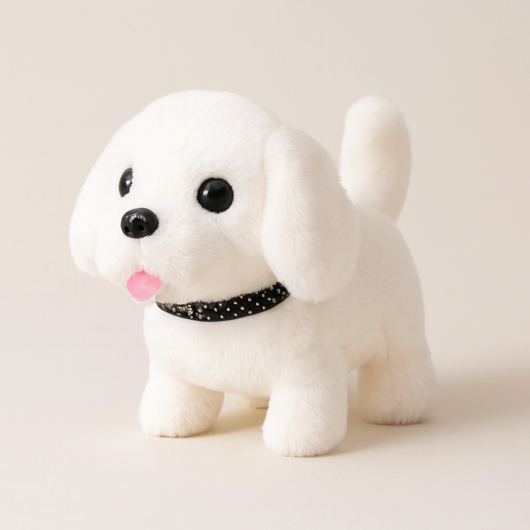 Lopende Pluche Puppy voor Schermvrije Spelletjes