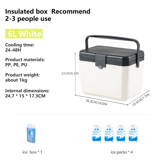 Robuste Kühlbox mit 72 Stunden Eisretention