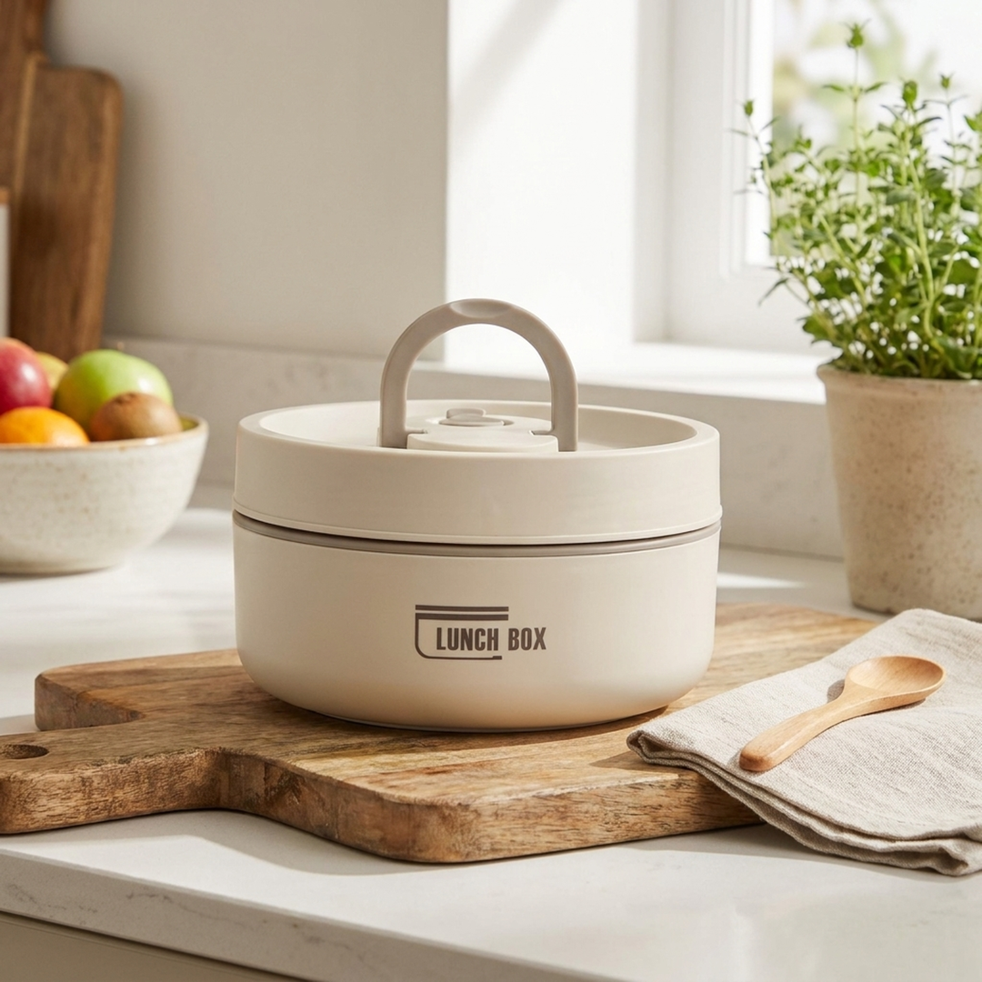 Lunch box isolato impilabile per pasti caldi