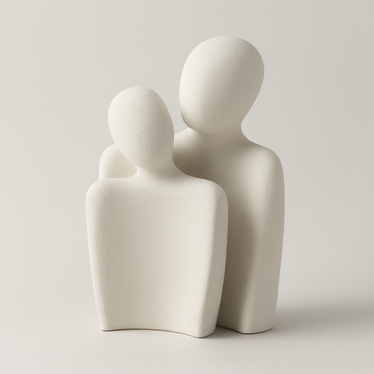 Enduring Bond Sculptures – Artful Warmth