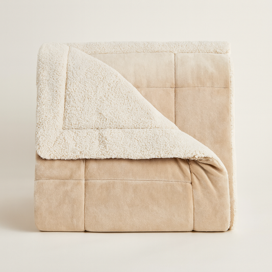 Couverture en polaire pelucheuse pour une chaleur durable  