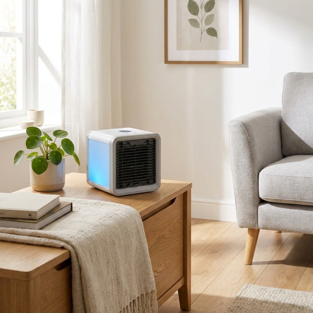 Compact Personal Cooler for Convenient Indoor Cooling