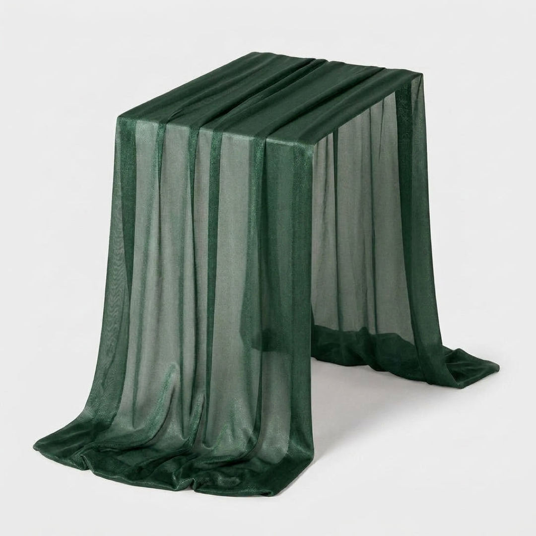 Traversă de masă transparentă, pentru decorarea fără efort a evenimentelor