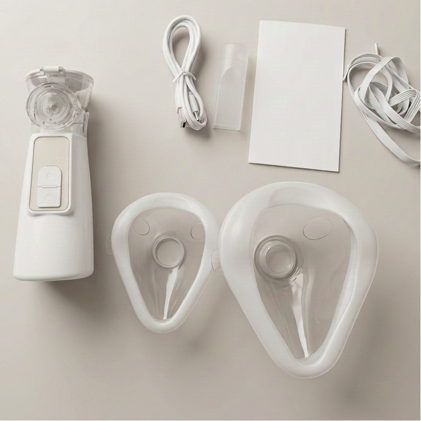 Centered kit with one device and its accessories
