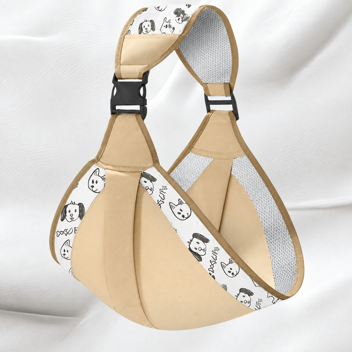 Katoenen baby draagdoek voor handsfree comfort