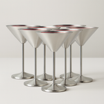 Copas de Vino de Acero Inoxidable para Recepciones sin Preocupaciones