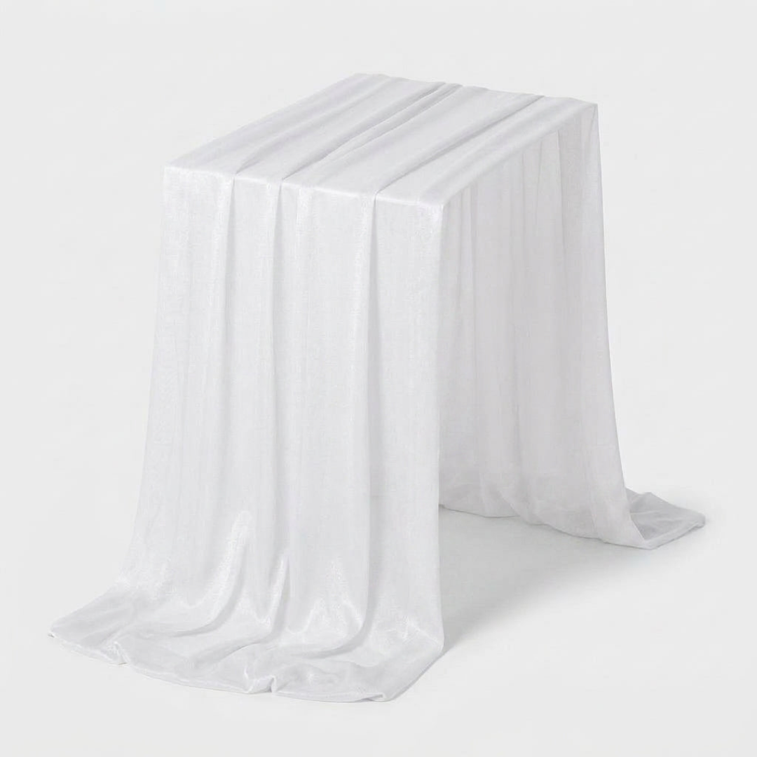 Traversă de masă transparentă, pentru decorarea fără efort a evenimentelor