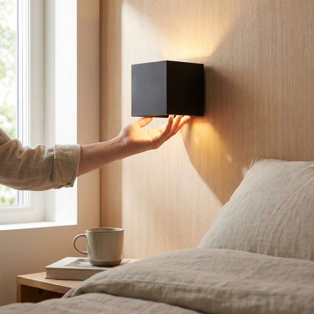 Draadloze wandlamp voor moeiteloze sfeer