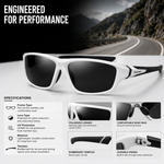 Lunettes de sport polarisées pour une vision extérieure plus claire