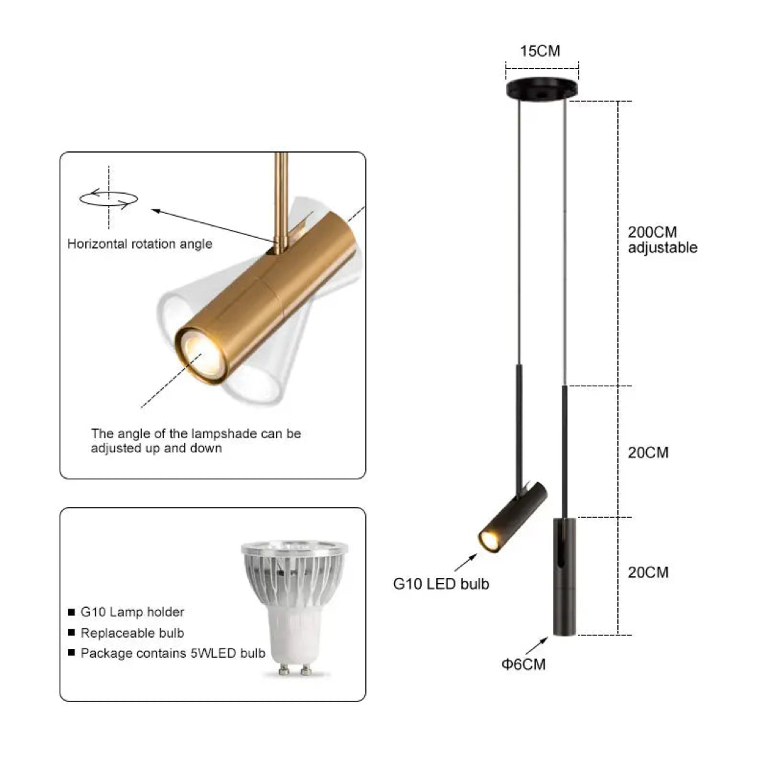 Minimalistische Bedlamp voor een kalmerende gloed