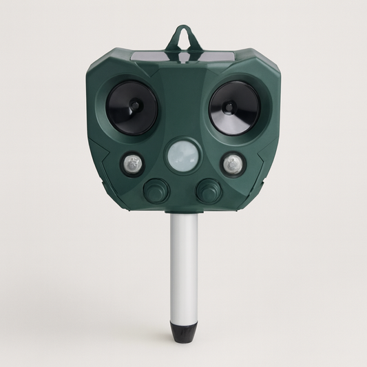 Solar-Powered Pest Deterrent for Comfortable Outdoor Spaces