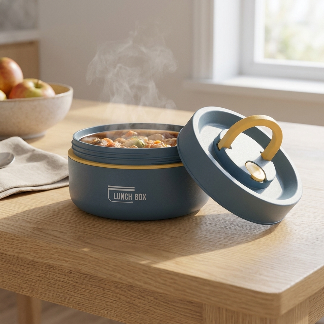 Lunch box isolato impilabile per pasti caldi