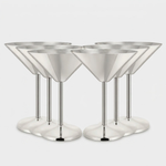 Copas de Vino de Acero Inoxidable para Recepciones sin Preocupaciones