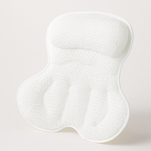 Cuscino da Bagno Sagomato per Supporto di Testa e Collo