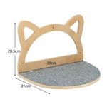 Wand-Klettergerüst für Katzen für bodenfreie Beschäftigung  