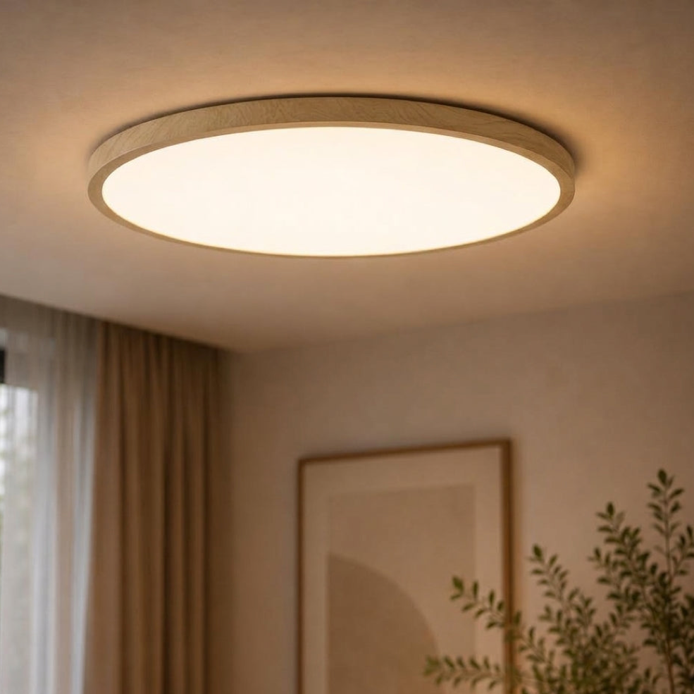 Japandi Flush Mount Light for Serene Illumination