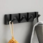 Gancho de pared abatible para almacenamiento sin desorden