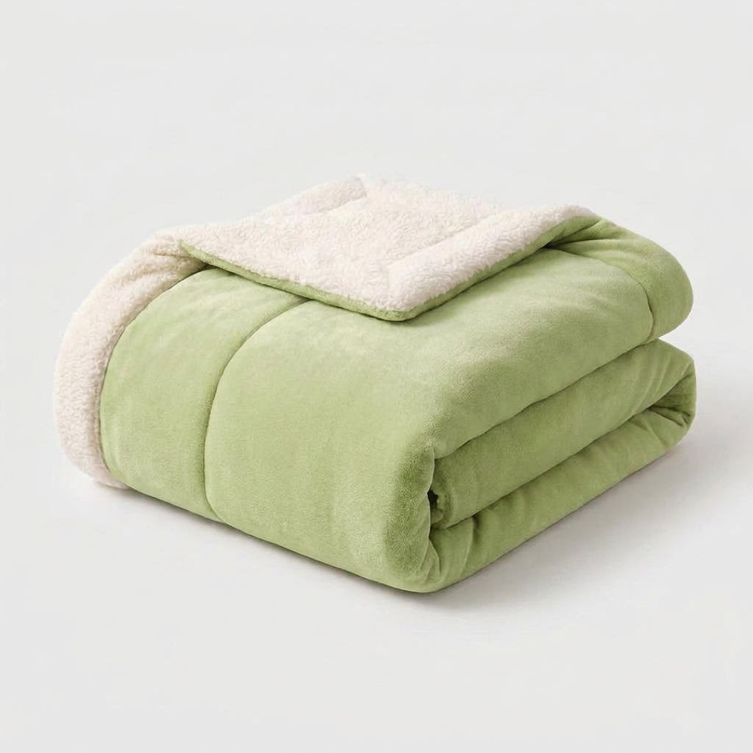 Pluche fleece deken voor blijvende warmte