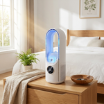 Ventilator fără pale, cu umidificare, pentru confort mai sigur