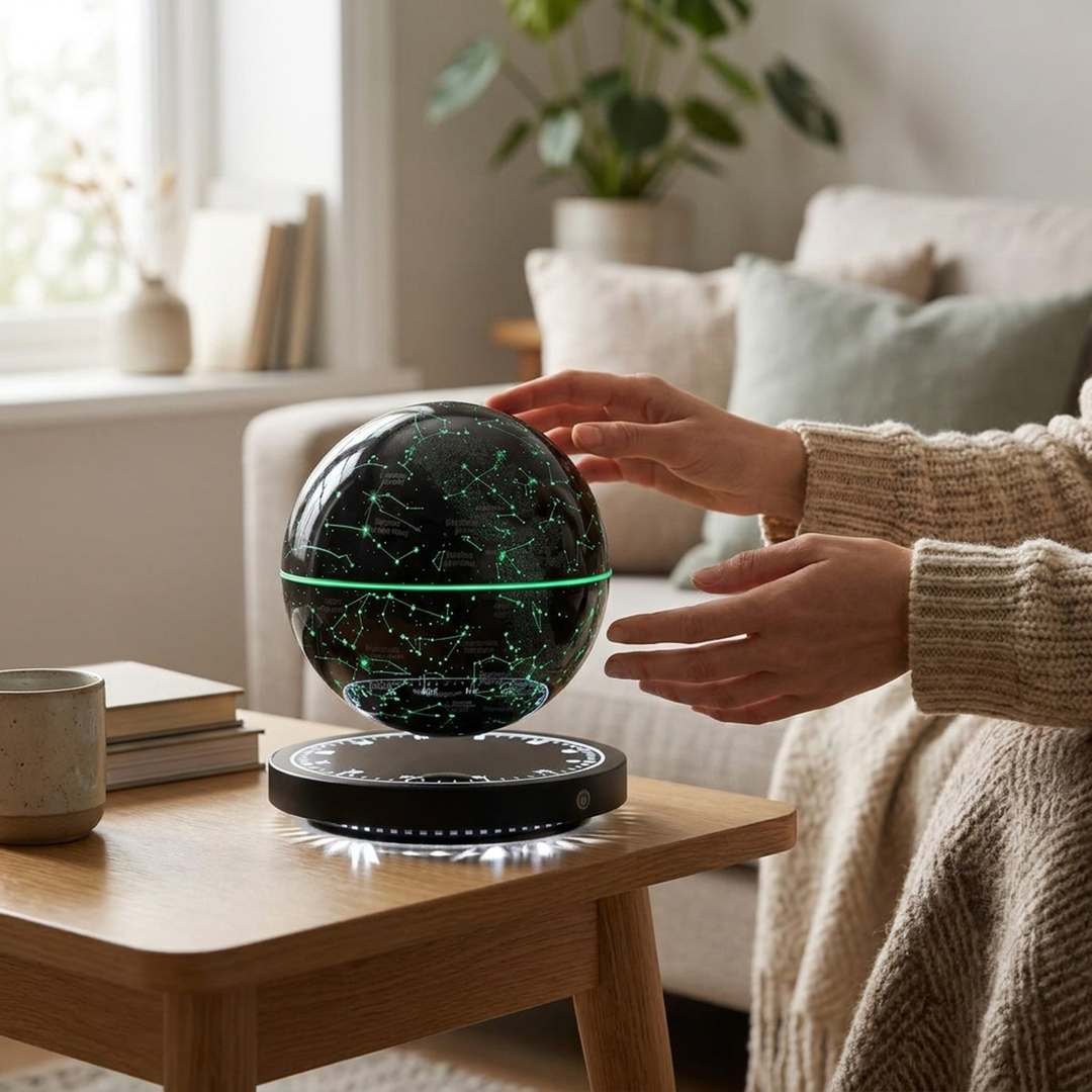 Drijvende sterrenkaartlamp voor een kalmerende gloed