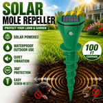 Solar Mole Repellent for Quiet Lawn Protection