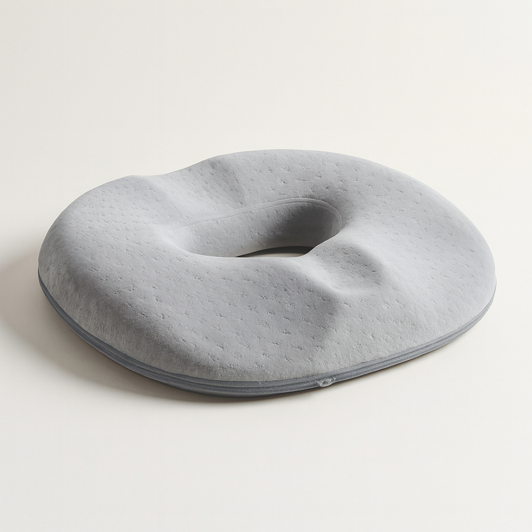 Cojín de asiento contorneado de espuma viscoelástica con funda lavable  