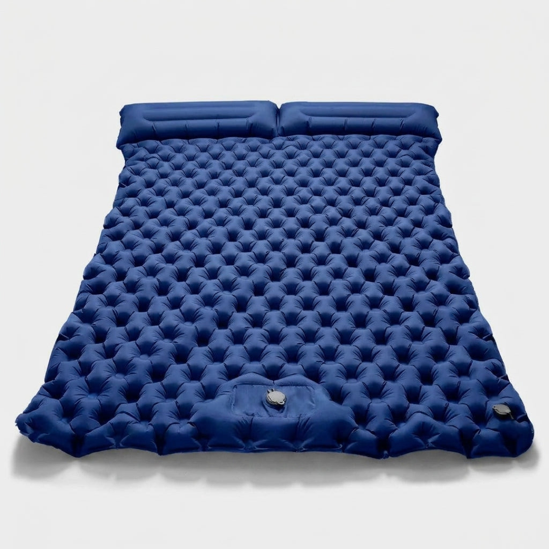 Zelfopblazend dubbel matras voor gemakkelijk rusten