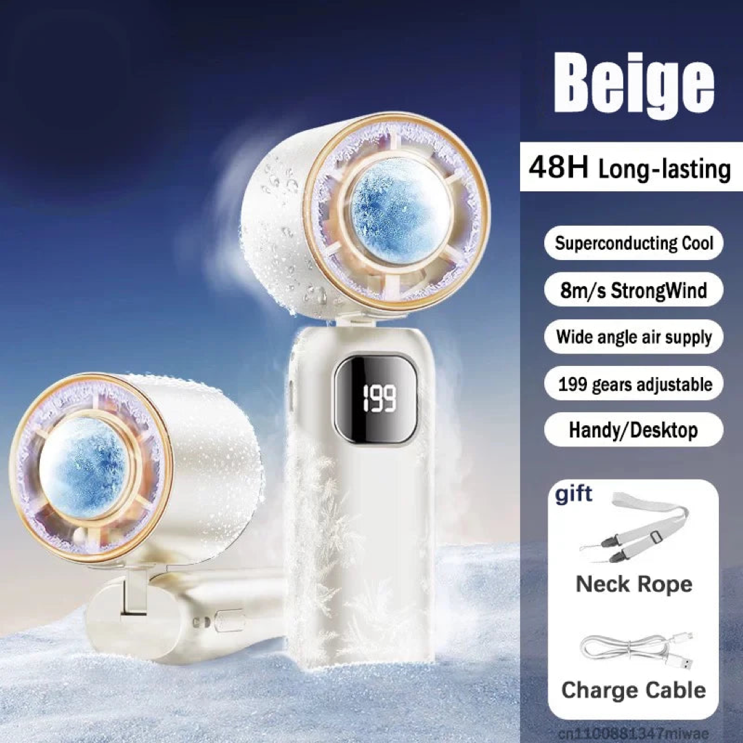 Draagbare IJskoelende Ventilator voor Snelle Verlichting  