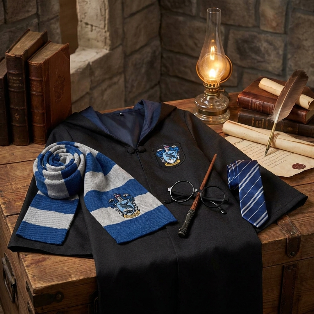 Set de costume pentru Academia Vrăjitorilor – deghizare ușoară pentru familie