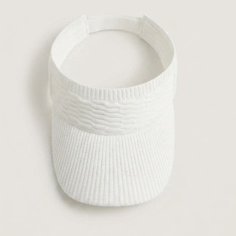 Airy Knit Sun Visor for Cool Shade
