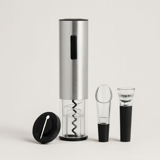 Electric Wine Opener Set for Smooth Serving