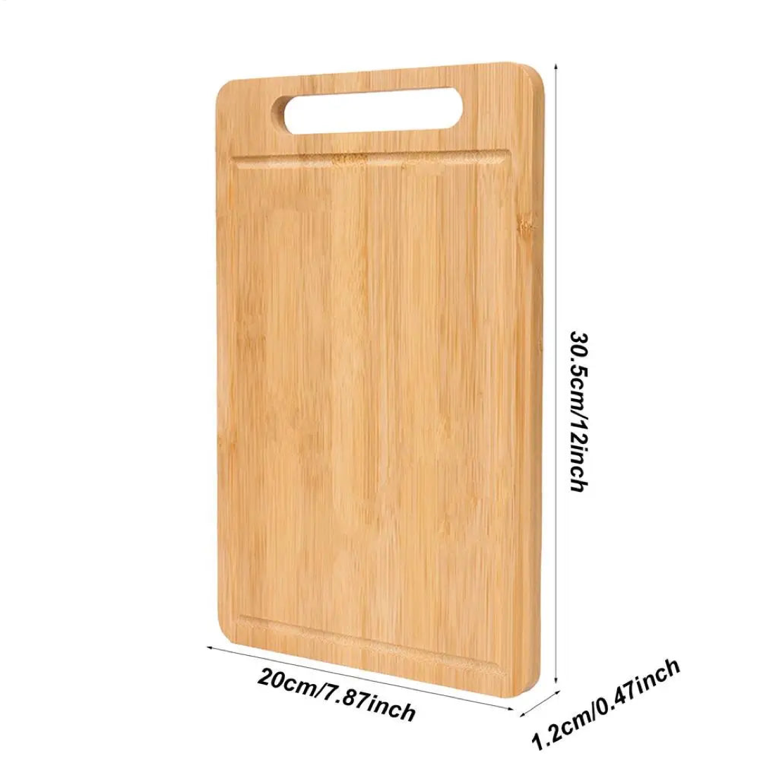 Planche de préparation en bois double face pour une cuisine plus sûre