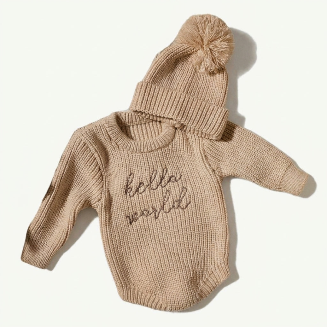 Bio-Strick-Babyset für sanften Komfort