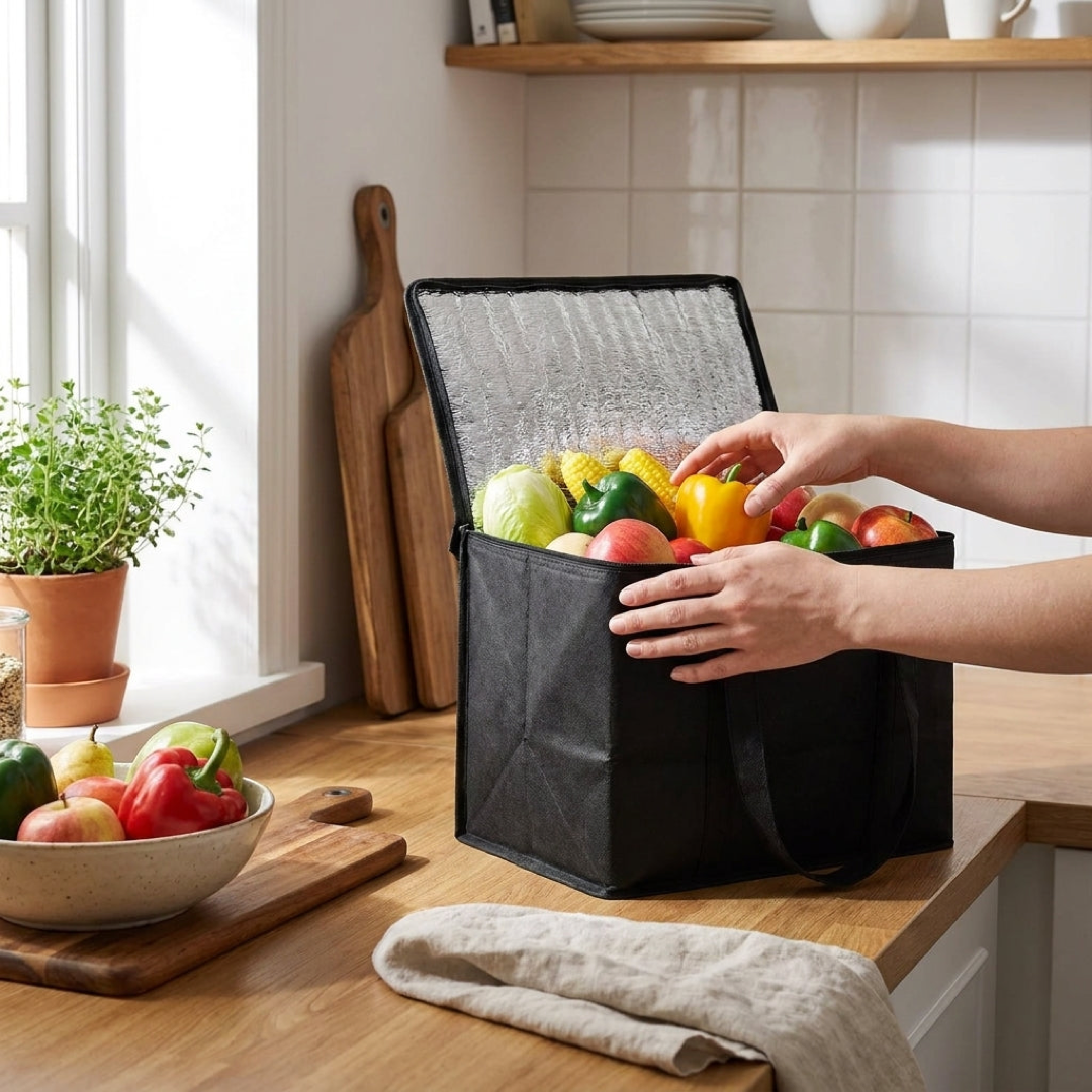 Extra grote geïsoleerde tas voor langdurige versheid